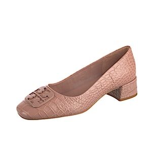 TORY BURCH Georgia Pump soft croc embossed meadowsweet 664